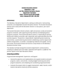 Assistant Recreation Director