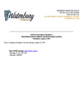 Agenda 20250806 - no meeting