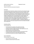 Camp Assistant Director Job Description 2025