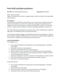 Pool Staff Job Descriptions
